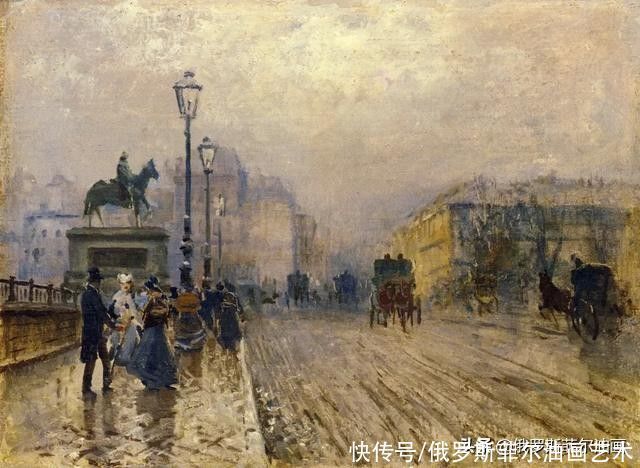 de#意大利大画家德·尼蒂斯的油画作品,莫名的好看,耐看,非常喜欢