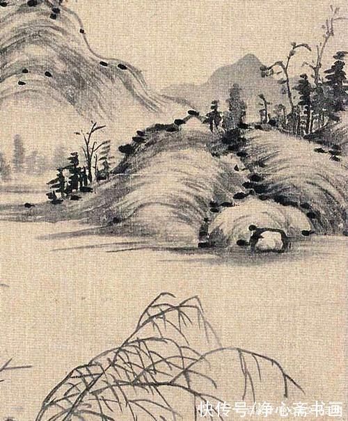 溪山清远@花鸟画确实富有装饰性,但他的山水《溪山清远》更是牛!