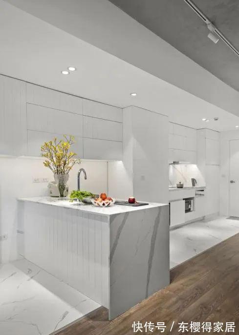 厨房|客厅和次卧打通,改卫生间为厨房,原户型太奇葩,改完个个都夸赞