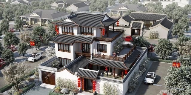 洋别墅|农村建房就该是中式，6套适合老百姓自建的中式合院，秒杀洋别墅