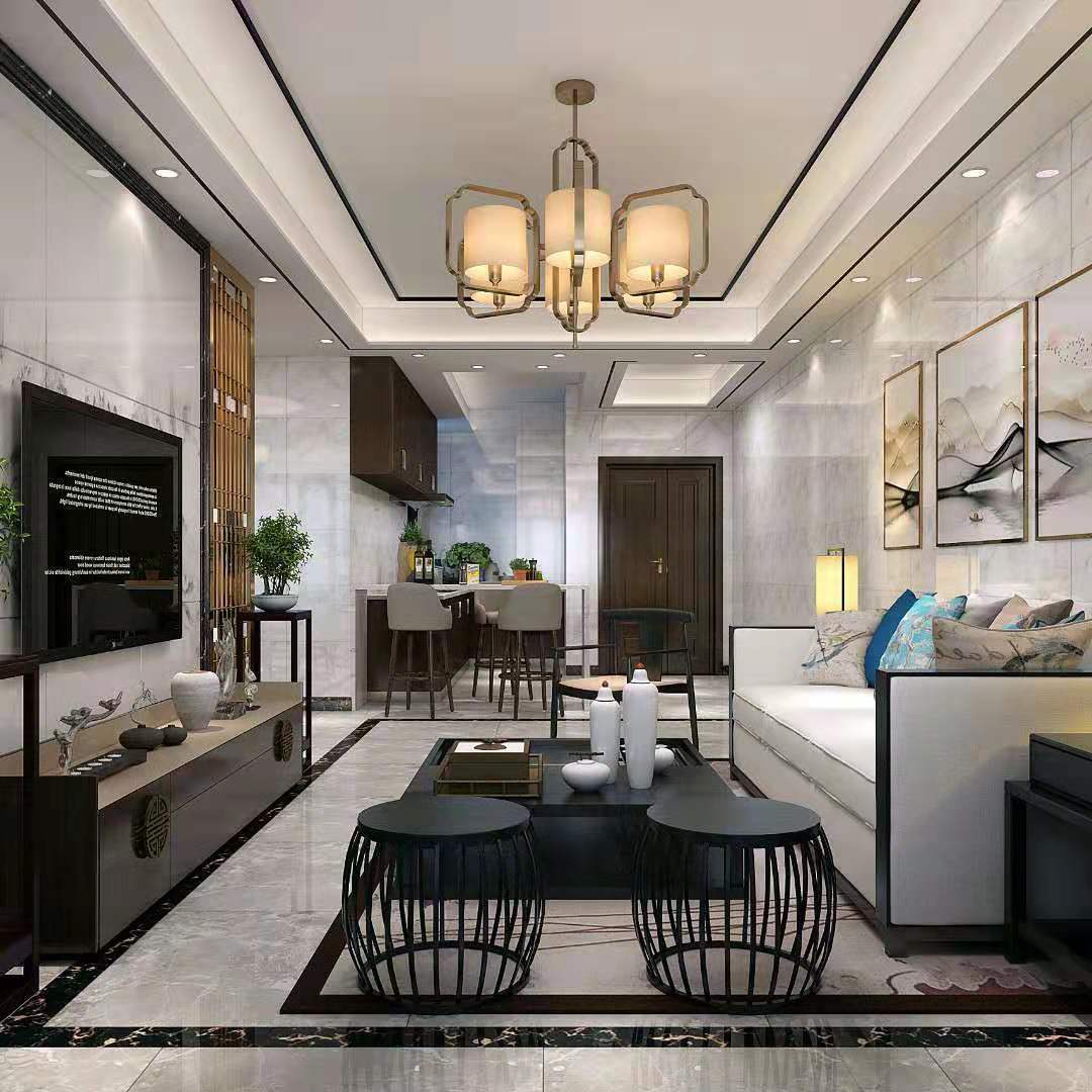 现代新古典装修,清新优雅,呈现出浓浓的东方情调,稳重大气