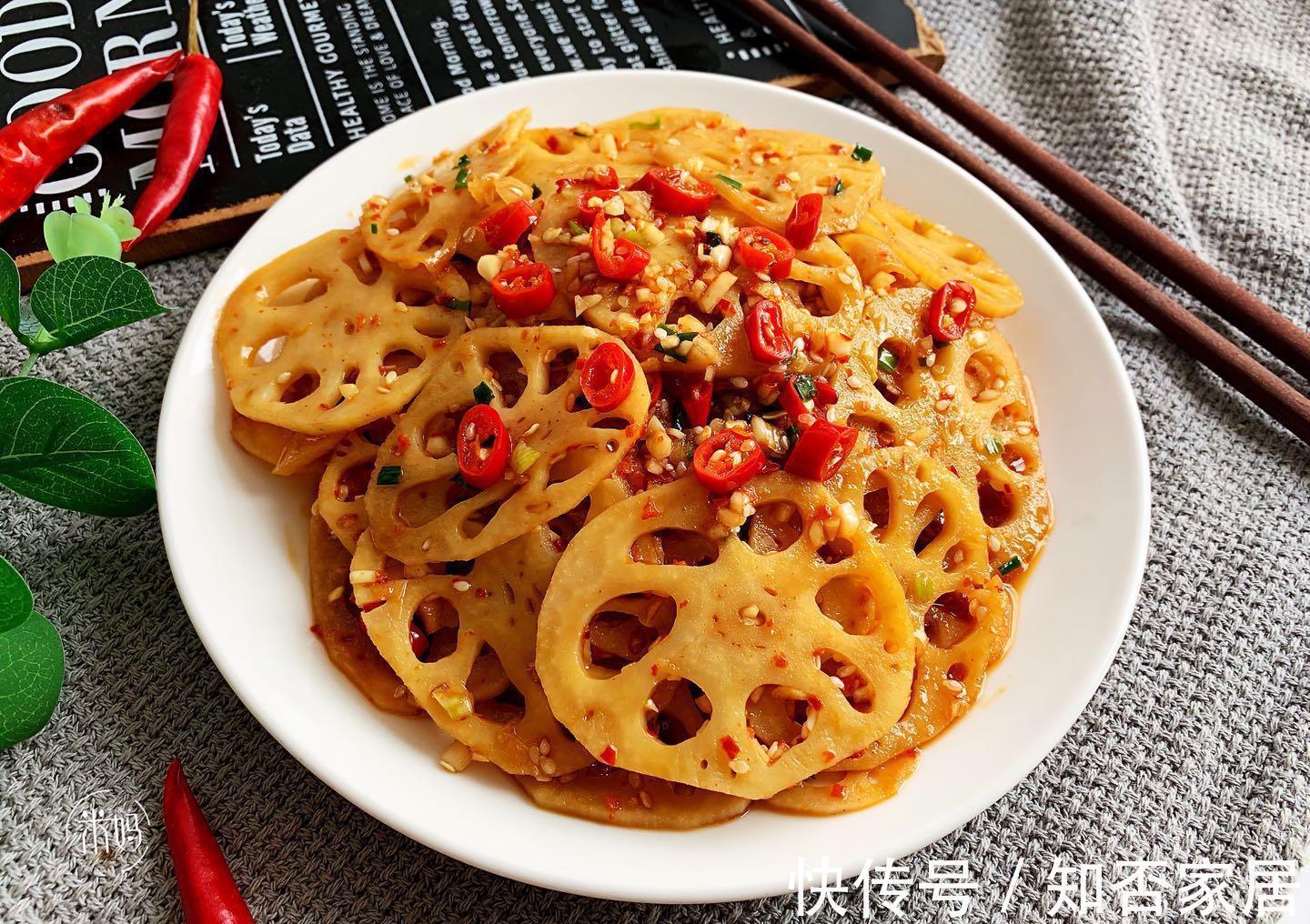 小米椒|莲藕焯水就发黑,记住这个小技巧,莲藕白净又脆爽,好吃又入味