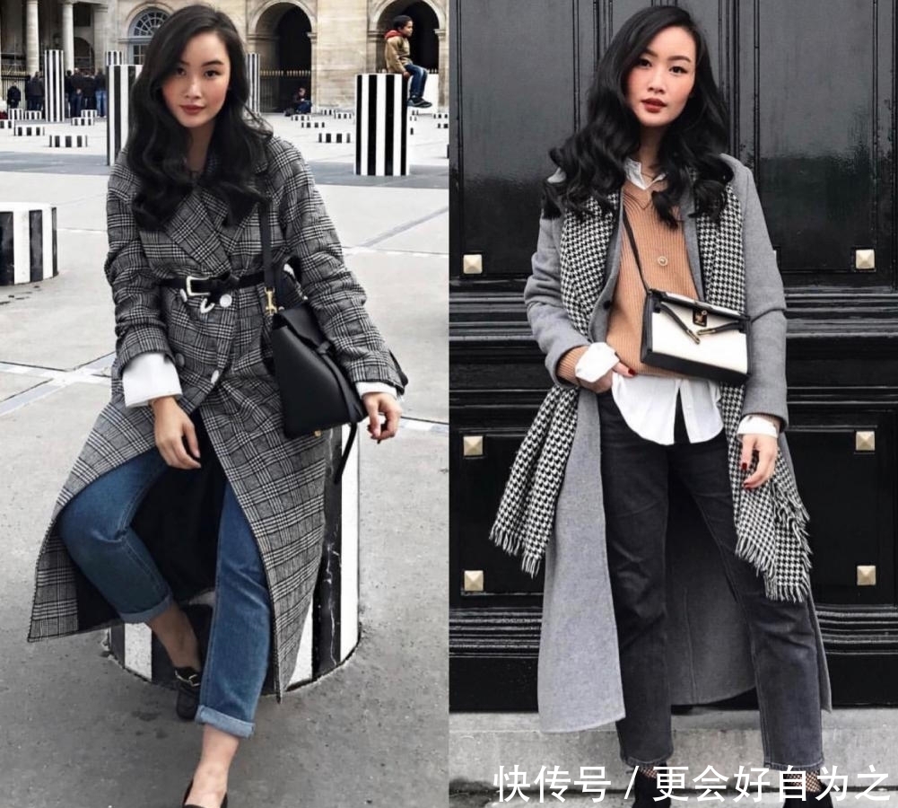  这位|冬天如何穿大衣？这位小个子博主教你如何做个气质的女人！