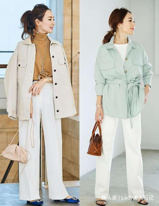 大长腿 仅158高、两个孩子的辣妈,她的轻熟风穿搭,才值得中年女人借鉴