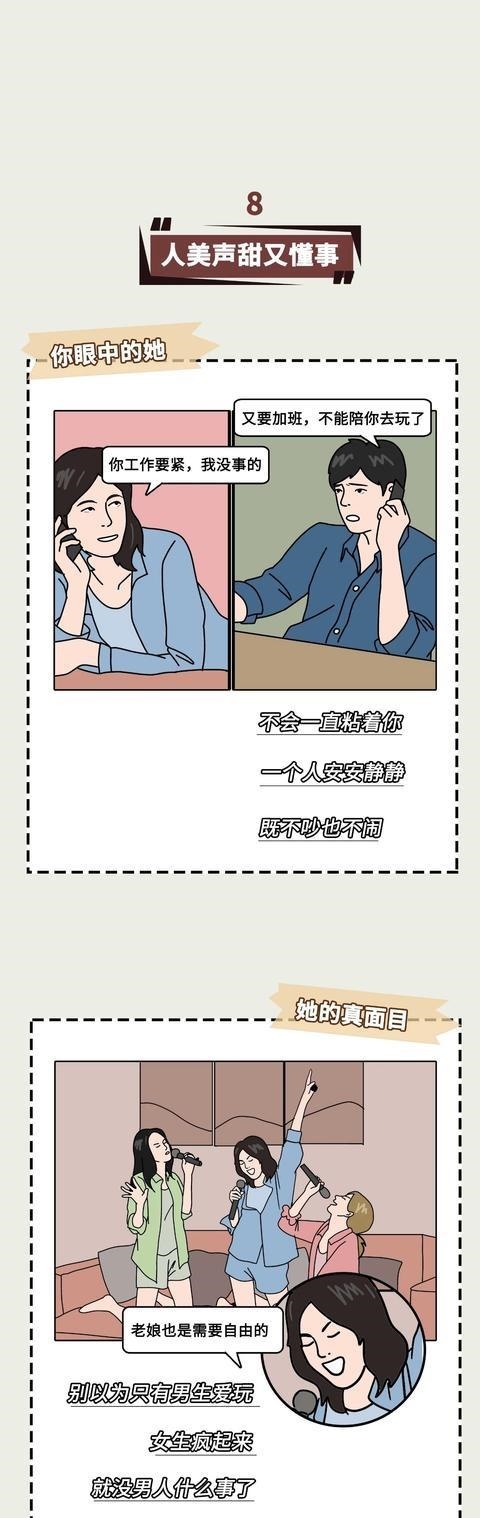 你了解你女友真实的一面（漫画）