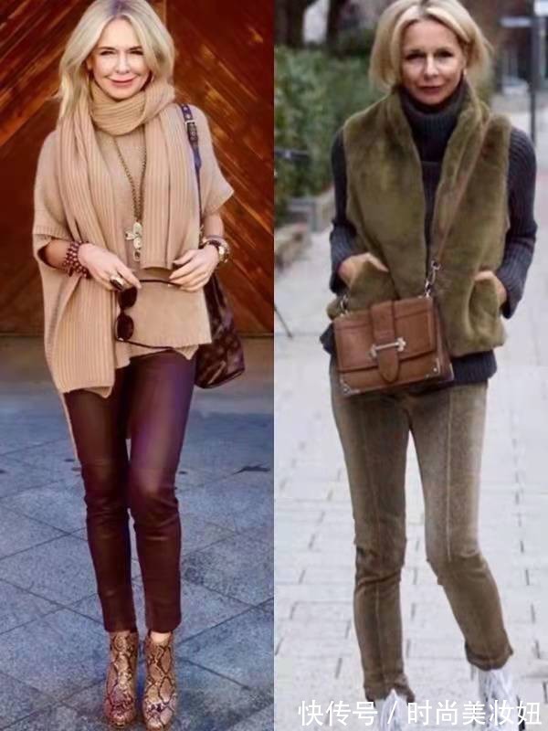 养眼|真正“有气质”的女人不在乎年龄,看她穿衣优雅时尚,美了一辈子