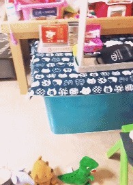 |搞笑GIF趣图:妹子你热我理解,但这个风扇有点小,吹的不够全面