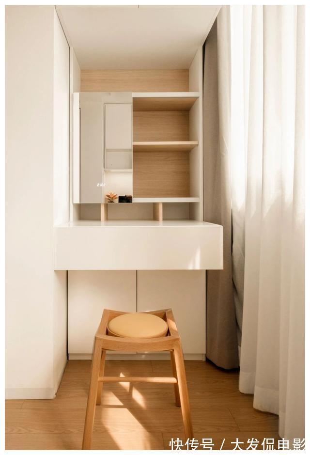 主卧|59㎡“一字户型”布局完美，四口之家住也不挤，值得学习！