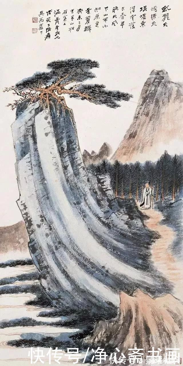 画荷@他不仅爱荷花还爱松树,一生酷爱荷花无数,究竟为什么呢