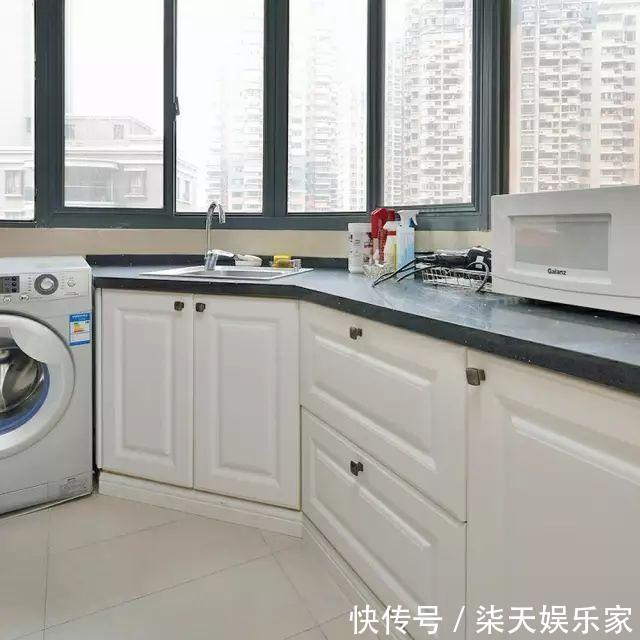 阳台|阳台放洗衣机,做个柜子好看实用多了,20个案例给大家做参考