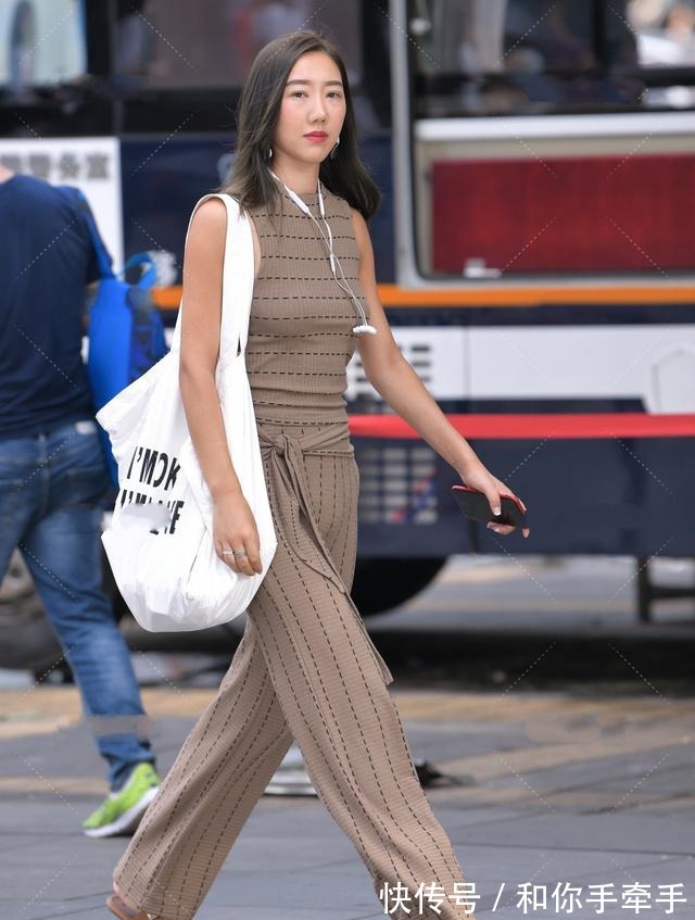 阔腿裤 低调大气阔腿裤日常套装,简约大气,时尚百搭!