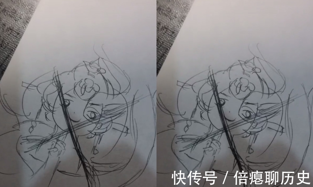 半面妆&美术生画半面妆秀实力,本以为是画渣,看到成品后发现是神仙大佬