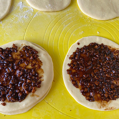 圣诞苹果肉桂雪花面包
