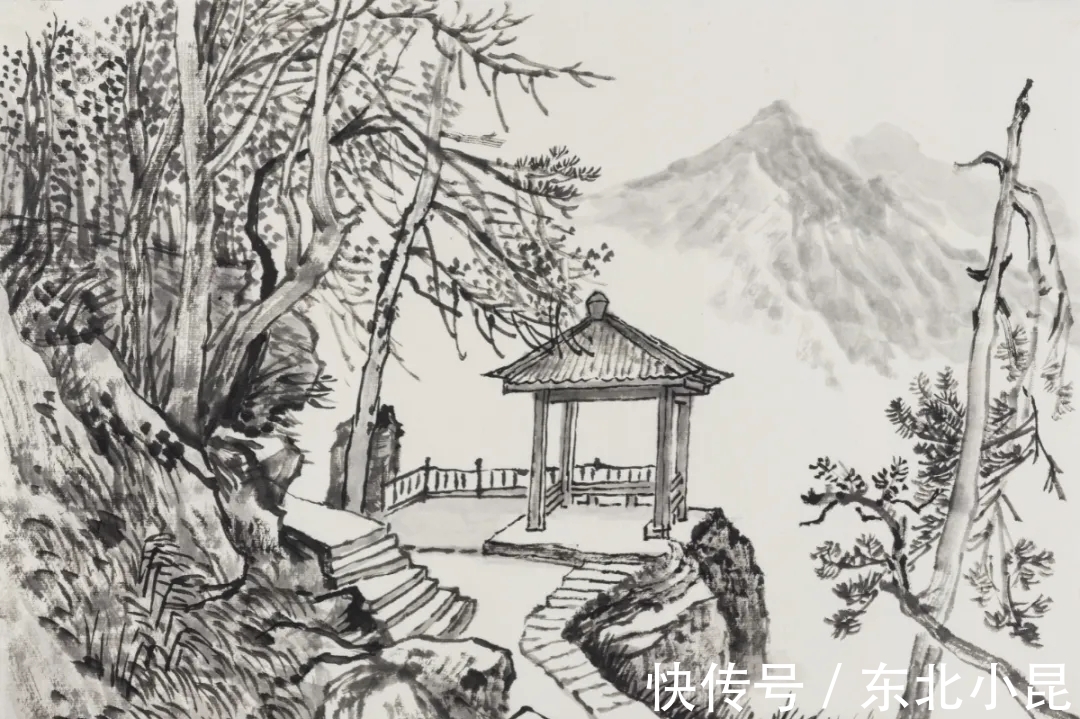 黄山#画山画水,山水画家王学辉黄山最新写生