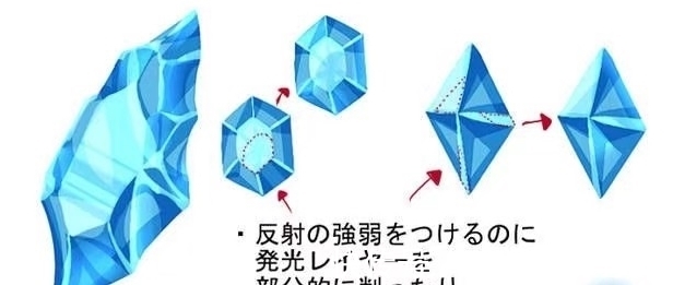 水晶|板绘水晶冰块怎么画？教你动漫水晶冰块画法教程！