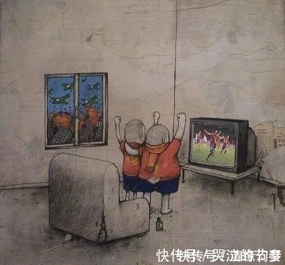 插画&这组内涵插画,刚看第一张笑喷了,看到第三张我就泪奔了