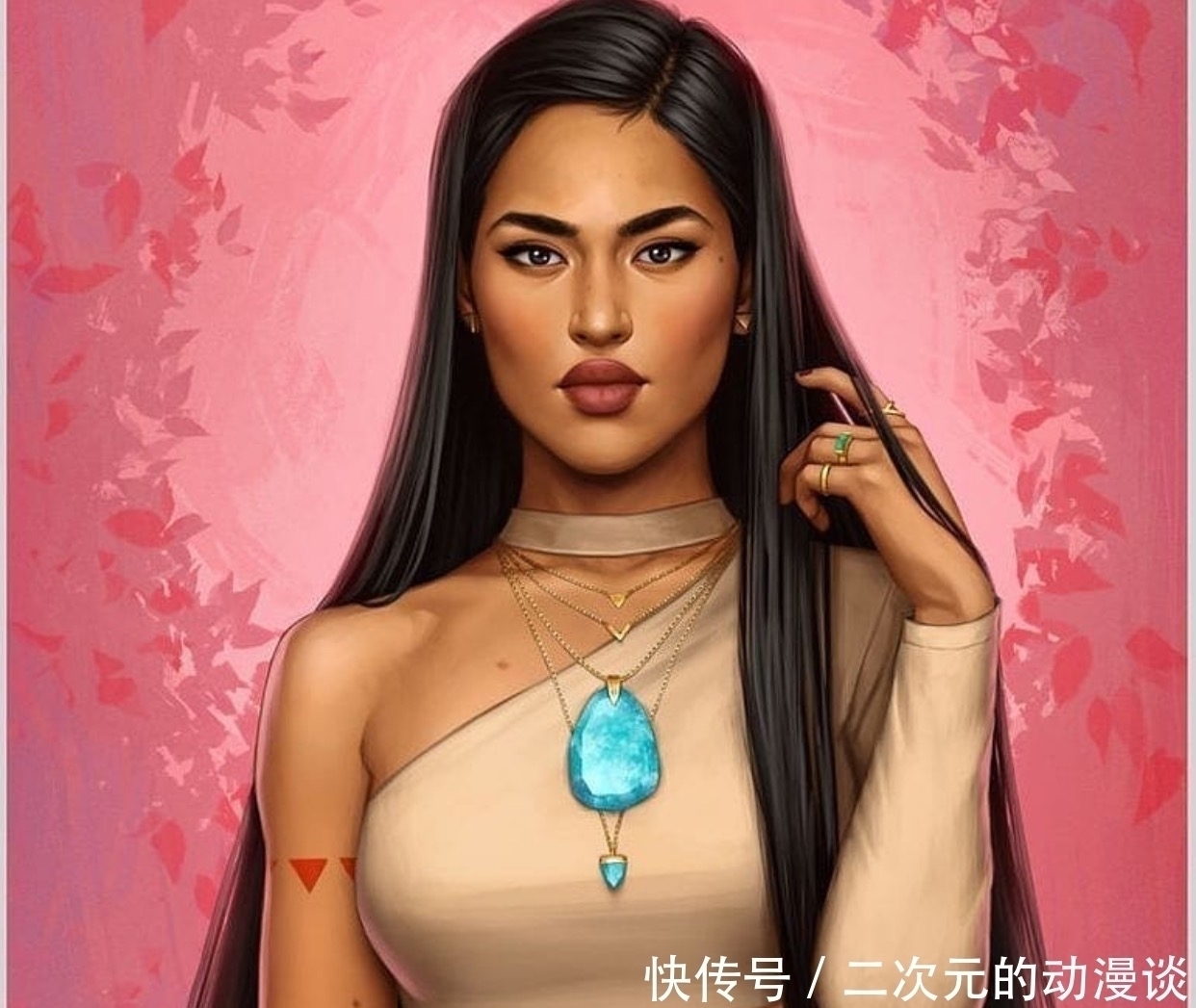 迪士尼公主|迪士尼公主“拟真人化”爱丽儿完胜真人版，但贝儿还是艾玛好看