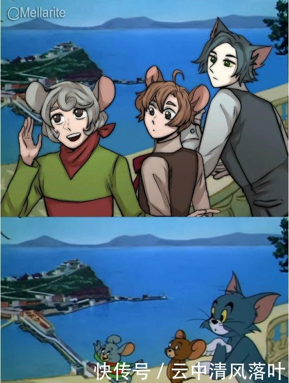 万物皆可“萌”,拟人后的《猫和老鼠》,太有CP感了