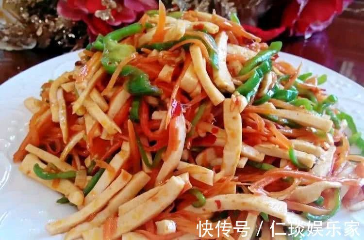 千叶豆腐|美食推荐蒜爆肉片,干锅鱼头,鱼香千叶豆腐丝,烩菜的做法