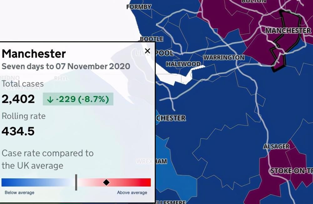 影响|英国二次封国难敌新冠？图解英国热门大学所在30个区域疫情形势对留学影响