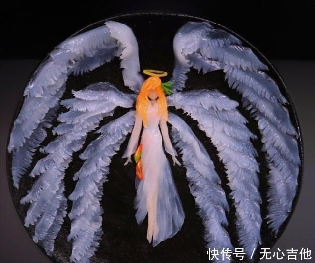 爱丽儿公主@用海鲜也能摆出迪士尼公主我只认出了乐佩和爱丽儿,你们呢!