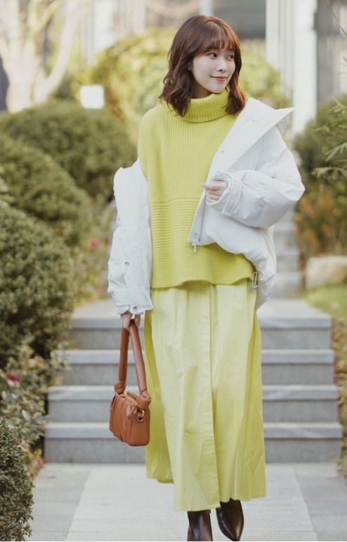 大长腿|羽绒服这样穿好看还时髦,分享4种搭配思路,让你美一整个冬天