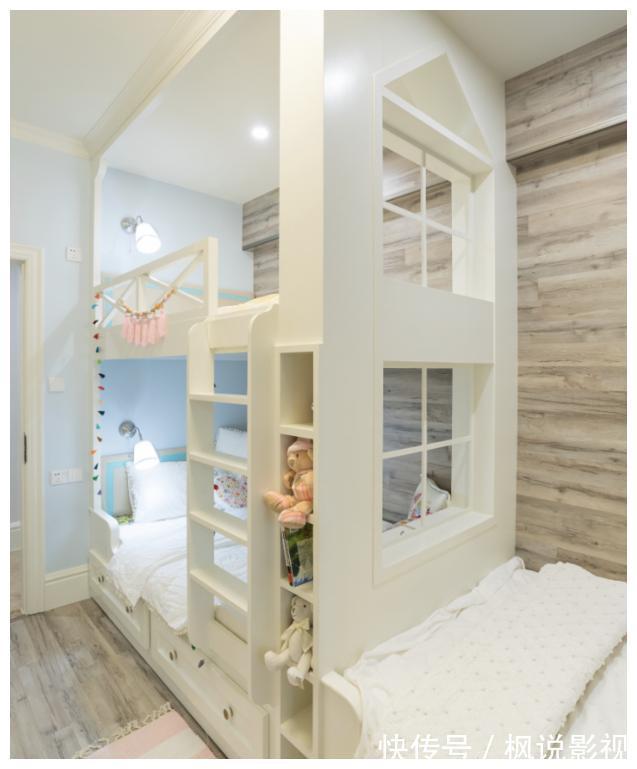 上下铺|同样是儿童房,机智的父母这样设计,怪不得熊孩子看完想住进去!