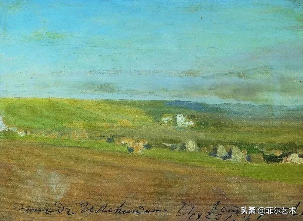 大自然!艾萨克·伊里奇·列维坦油画作品用笔洗练,情感充沛,极富诗意