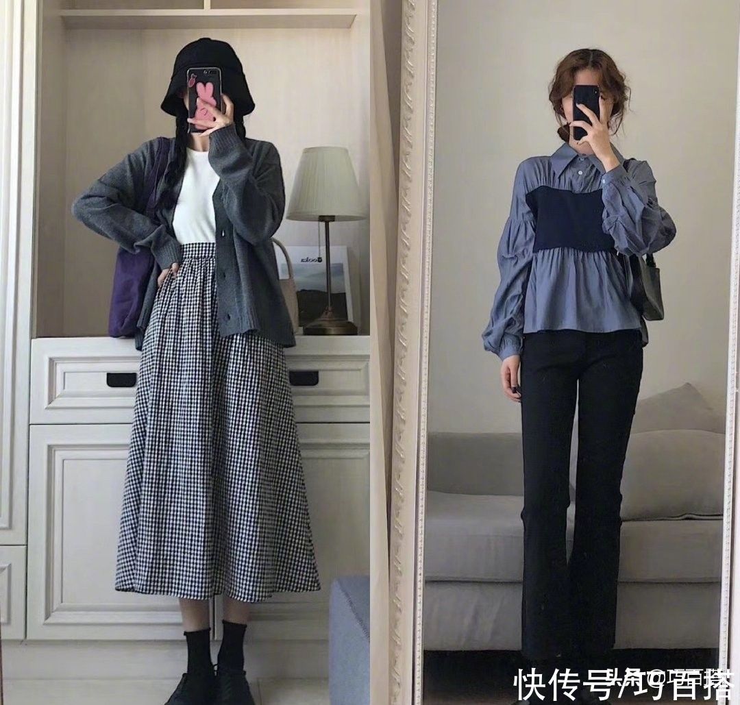 初夏选择深色穿搭是“真香”，存在感强，遮肉增高能力也是一绝