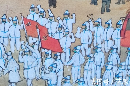 清明上河图!记沂蒙籍画家郑现峰的《西安抗疫图》