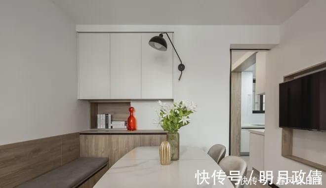 多功能|改造50㎡老破小,多功能客厅+衣帽间,3.6㎡干湿分离卫生间,惊艳