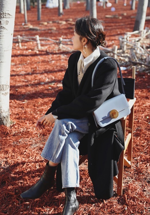 针织衫 普通人穿大衣,只要学会选款和搭配,也能时髦不俗气!