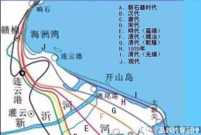 变化|苏北连云港海岸线变化，导致东海县没有海？