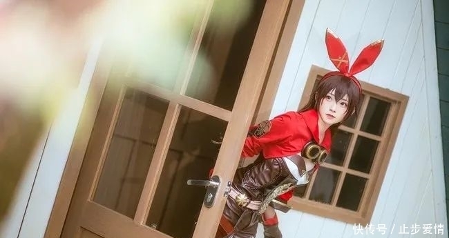 原神|原神安柏cosplay，骑士怎么可以这么可爱！