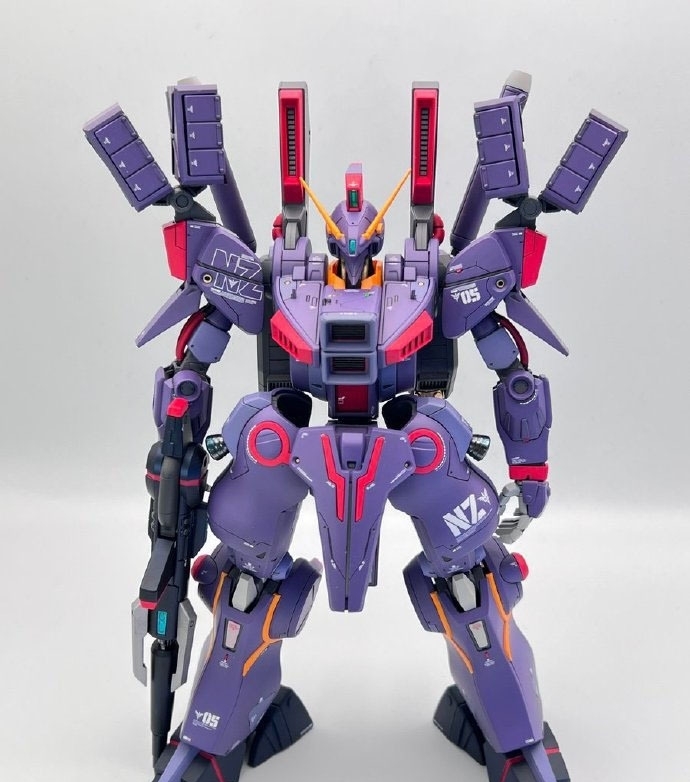 模型|机动战士高达MKII配色,三盾MKV新吉翁精神力高达模型