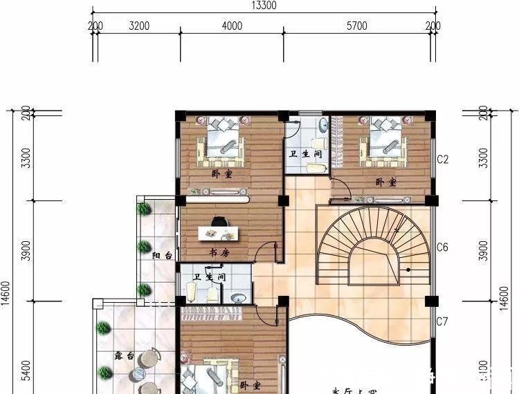 挑空|带挑空客厅的农村自建房,没看过第二款户型的肯定落伍了