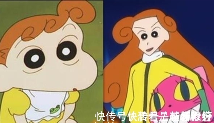 蜡笔小新|经典动漫角色长大时,蜡笔小新被恶搞,小丸子有两种形象