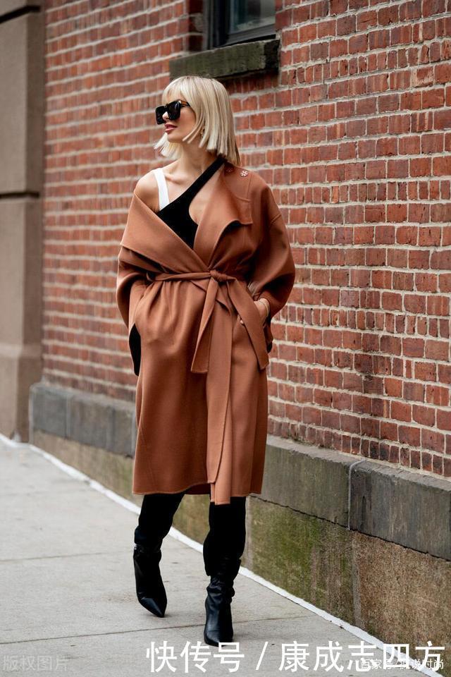 焦糖色大衣怎么搭“五个”搭配小技巧，更加利落有范