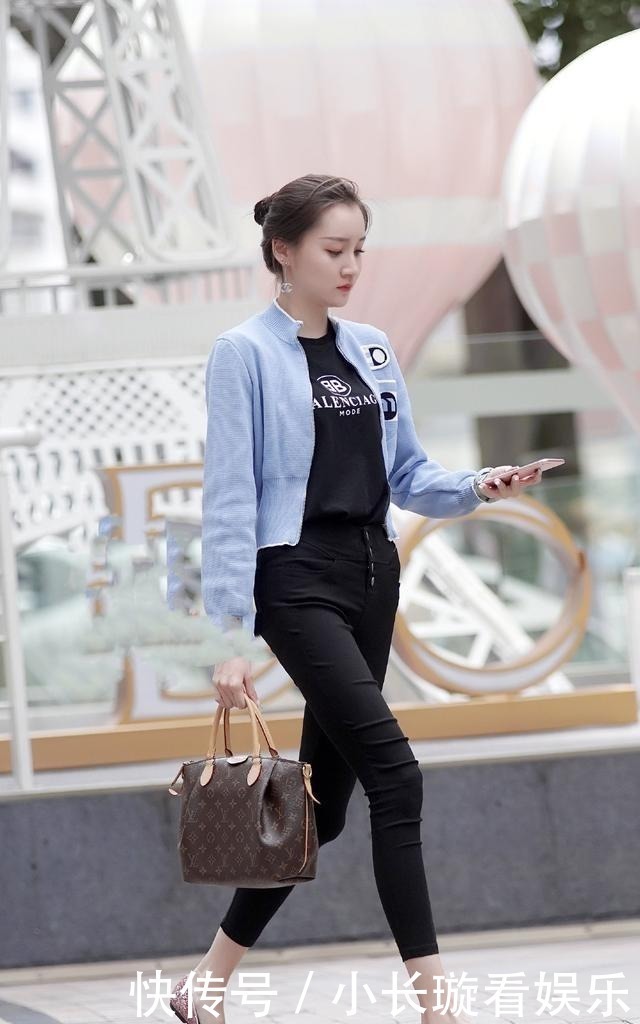 夹克|灰色夹克外套,搭配紧身裤,简单自然大气时尚