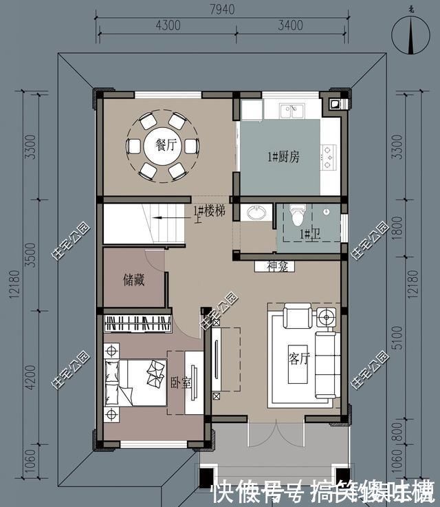户型|农村建两层有什么好户型，20万之内能建好的5套小户型推荐