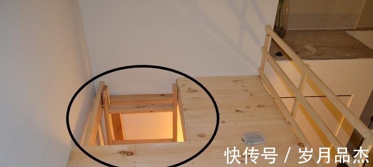 loft|卧室5㎡不到,一鼓作气将床抬高1米7,上面睡觉下面储物,赚了