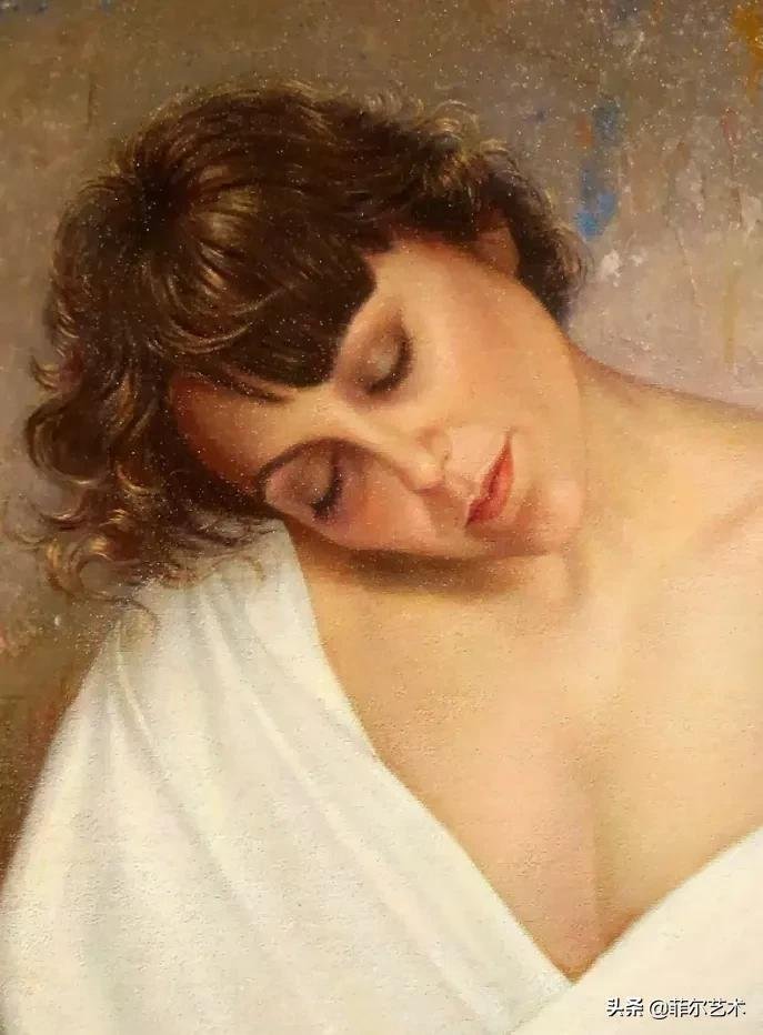 女画家@女画家索莱达·费尔南德斯画笔下的女子人物沉稳自然,美丽优雅