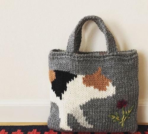 编织|把编织玩出新创意,棒针、钩针结合起来,提花也能用钩针表现