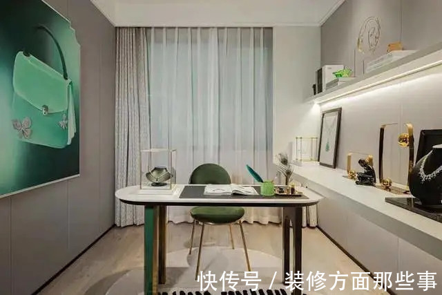 装饰画|128平现代风三居室灰墙面绿画,简约时尚又好看