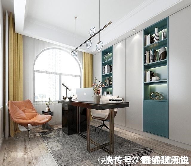 现代|140平米现代轻奢风格,鞋柜柜体做薄荷绿,一入户就被惊艳到了!