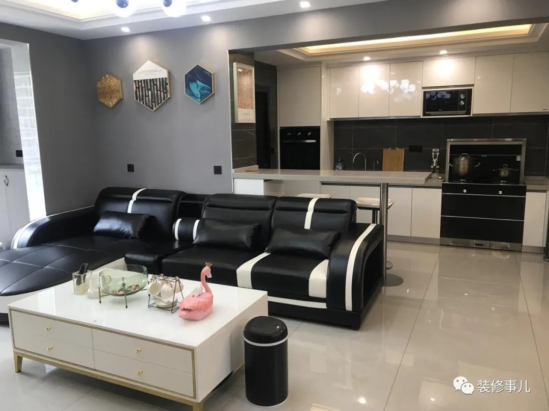 弧形|闺蜜婚房真个性,独单也有轻奢范儿,浴室双间设计你肯定没见过