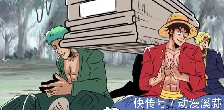 海贼王|《海贼王》鬼畜:桃之助意外身亡,惨遭草帽海贼团抬棺
