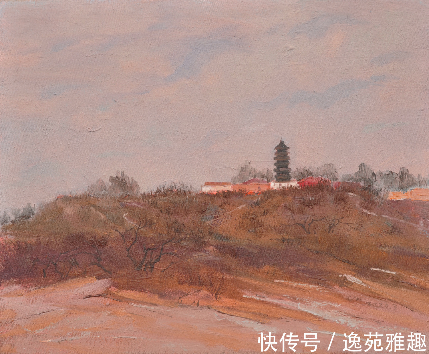 x60$「作品欣赏」心中有旷野,所画皆美景,油画艺术家殷国海作品欣赏