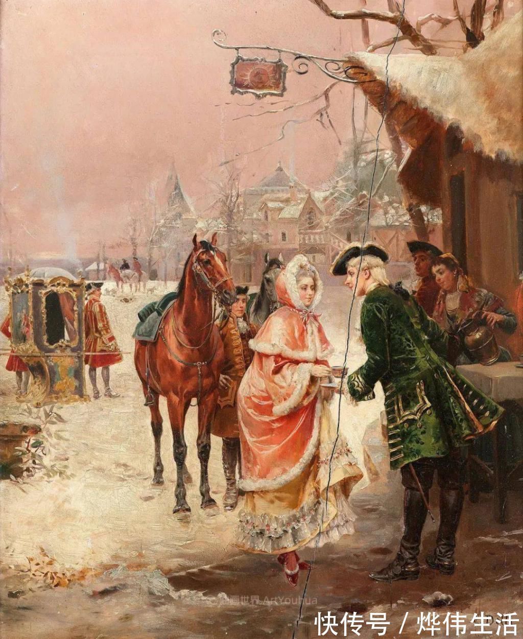 august@华丽的服饰,精美的人物,田园牧歌式的情感