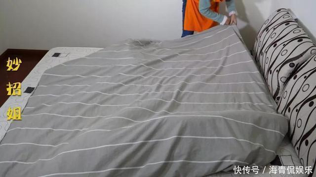 怎样换被罩最快教你一招,10多斤厚被子1分钟搞定